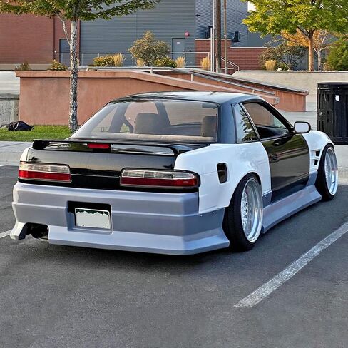 SPEC-D TUNING Red Smoke Lens Tail Lights Compatible with 1989-1994 Nissan 240SX S13 2DR Couple, Left + Right Pair Assembly in Saudi Arabia