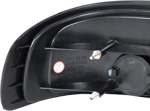 SPEC-D TUNING Red Smoke Lens Tail Lights Compatible with 1989-1994 Nissan 240SX S13 2DR Couple, Left + Right Pair Assembly in Saudi Arabia