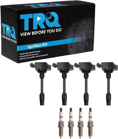 TRQ Ignition Coil and Spark Plug Kit 8 Piece Compatible with 2018-2021 Toyota Camry 2019-2020 RAV4 2020-2021 Corolla in Saudi Arabia