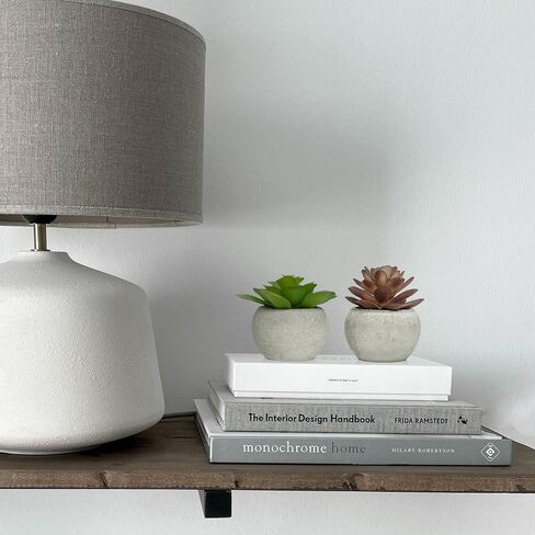 Ferrisland Small Fake Plants Artificial - 2 Pcs Office Desk Faux Plant Potted Decor - Mini Bathroom Indoor Decorations for Home Table Shelf Room Aesthetic in Kuwait