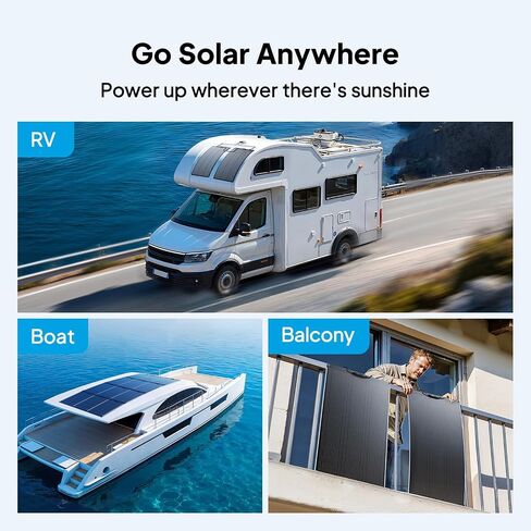 لوحة طاقة شمسية BLUETTI PV350، 350 وات لمحطة الطاقة المحمولة، مولد للطاقة الشمسية AC200P/AC200MAX/AC300/EP500/EP500Pro، شاحن شمسي قابل للطي للمركبات الترفيهية والتخييم وانقطاع التيار الكهربائي in Saudi Arabia