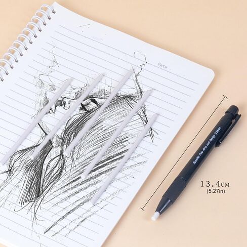 3. قلم ممحاة محمول 3.8 مم مع 5 عبوات تصميم قابل للسحب لكتابة الأعمال الفنية والتصحيحات التفصيلية ممحاة اللوازم الفنية المدرسية in Kuwait