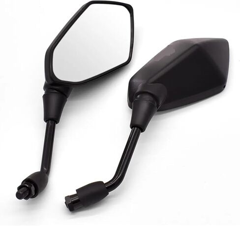 Universial 10mm Motorcycle Mirrors Racing Sport Bike Rear View Mirror Compatible with Hornet 250 CB 599 600 Cb400 CB919 NC700S NC700X(Carbon fiber) in Saudi Arabia
