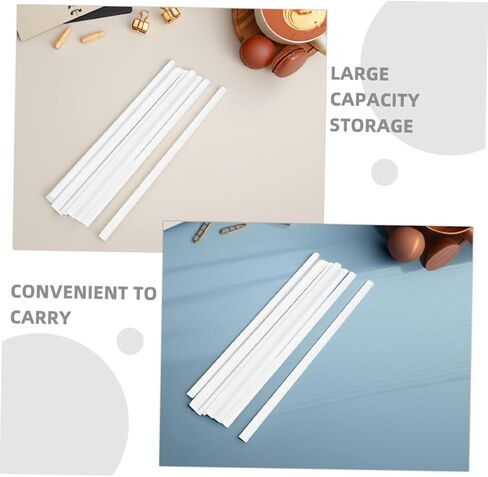 Tofficu 20Pcs Document Binder Sliding Bar Transparent Plastic Report Cover Spine Bar for Easy Organization at Office School Meetings Loose Leaf Clips in Saudi Arabia