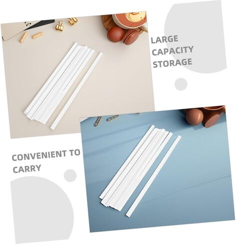 Gadpiparty 20Pcs Slide Grip Binding Bars for Document Organization Multiuse Report Covers for Office Quick Retrieval Capacity Storage Versatile Plastic in Saudi Arabia
