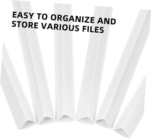 jojofuny 20pcs Clear Sliding Bars for Document Binding Transparent Slide Grip File Bars for Office School Reports Portable Protective Covers for Easy Document Access and Organization in Saudi Arabia