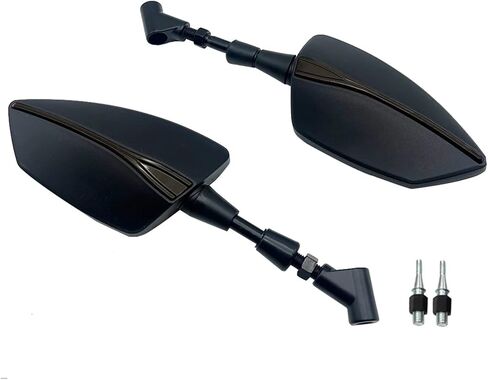 متوافق مع G310GS G310R G 310 GS G310 R 2017-2023 دراجة نارية 8 مم 10 مم متوافق مع مرآة الرؤية الخلفية القابلة للتعديل ومرايا الرؤية الخلفية الجانبية (بدون شعار أسود) in Kuwait