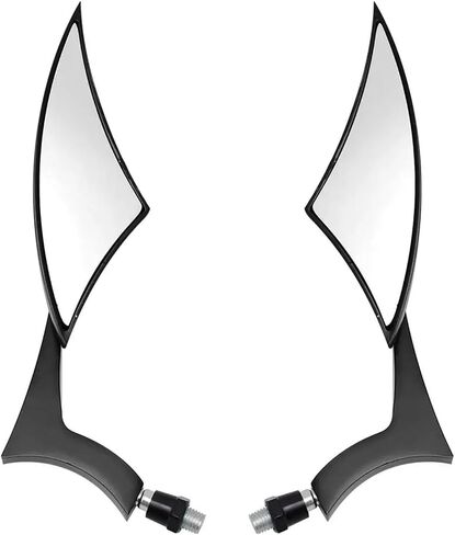 Motorcycle One Pair Universal Rear View Mirrors Compatible with Dyna Street Bob Cruiser Chopper in Saudi Arabia