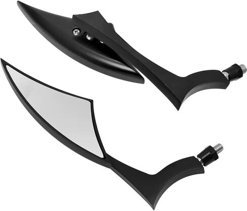 Motorcycle One Pair Universal Rear View Mirrors Compatible with Dyna Street Bob Cruiser Chopper in Saudi Arabia