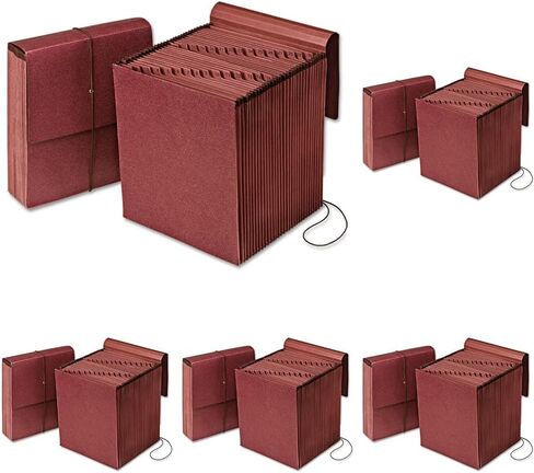 Pendaflex Vertical Reinforced Daily 1-31 /31 ملف توسيع مقوى بالجيب، مقاس الحروف، 1 لكل واحدة (14004)، ألياف حمراء in Saudi Arabia