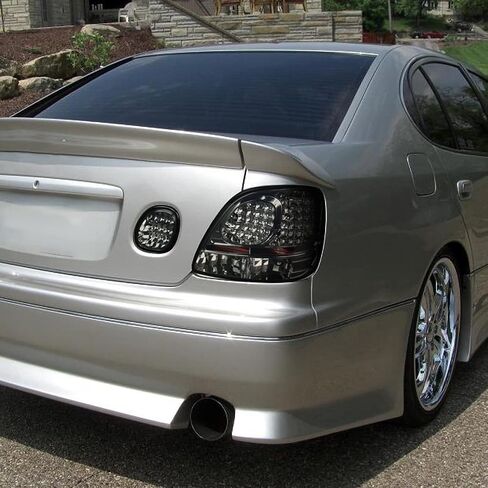 مصابيح خلفية LED بعدسات شفافة حمراء متوافقة مع 1998-2005 لكزس GS300/GS400/GS430، مجموعة زوج يسار + يمين من SPEC-D in Kuwait