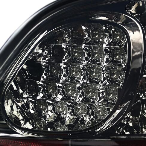 مصابيح خلفية LED بعدسات شفافة حمراء متوافقة مع 1998-2005 لكزس GS300/GS400/GS430، مجموعة زوج يسار + يمين من SPEC-D in Kuwait