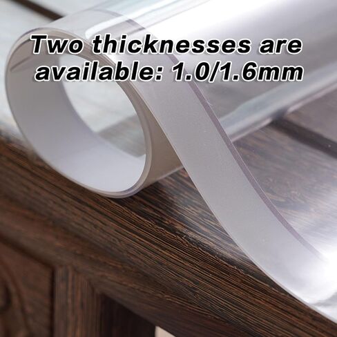 Clear Round Chair Mat for Hard Floors Large Size Transparent Floor Protector for Wood Office Chairs Carpeted Floors Protection Rolling Chairs Mat in Saudi Arabia