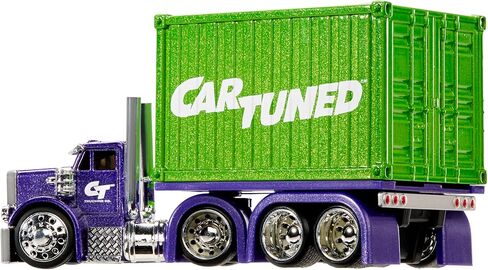 حقيبة حاوية CarTuned™ Rig$ - Sneaky Pete، شاحنة مصبوبة باللونين الأرجواني والأخضر، الطراز 2 in Saudi Arabia