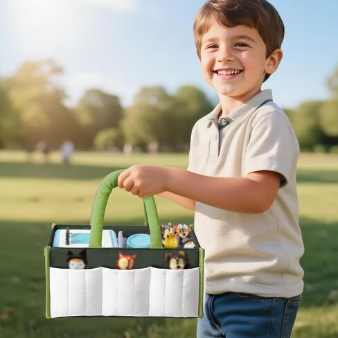 حقيبة حمل LoDrid متوافقة مع Tonie Box 2/1، حقيبة حمل منتفخة خفيفة الوزن مع مقبض لمشغل الصوت والأشكال والشواحن والإكسسوارات، باللون الوردي، حقيبة فقط (تصميم براءة اختراع) in Saudi Arabia