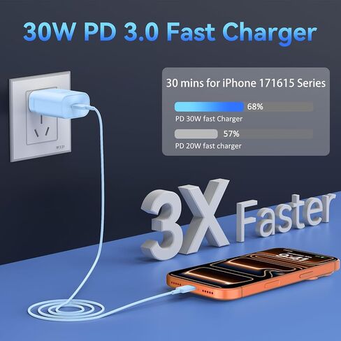 Samsung Charger Cord 25W Android Charger Fast Charging Cable Type C Charger Super Fast Wall Charger Block for Samsung Galaxy S23Ultra/S23/S23+/S22/S22Ultra/S22+/S21/S20/Note 10/20,Z Fold/Flip,2 Pack in Saudi Arabia