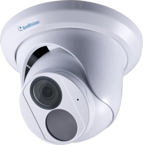 Geovision GV-EBD4704 4MP H.265 Super Low Lux WDR Pro IR Eyeball Dome IP Camera with 2.8mm Lens, Built-in Microphone in Kuwait