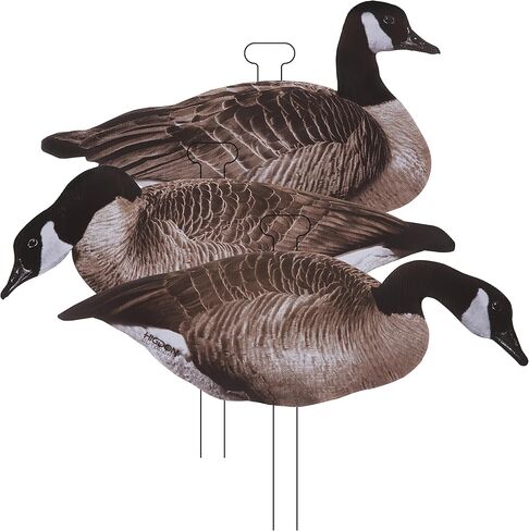 Higdon Outdoors Flats Magnum Canada Motion Silhouette Canada Goose Decoys, 12-Pack in Saudi Arabia