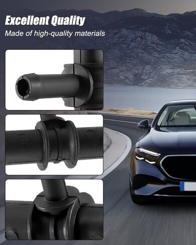 Radiator Coolant Hose 3 Way Connector, 5/8"-5/8"-5/16" Heater T-Joint Diverter Fit for Mercedes-Benz BMW Audi Volkswagen Chevrolet Volvo Buick Ford Toyota Honda in Saudi Arabia