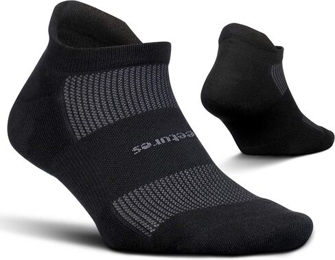 Feetures High Performance Cushion No Show Tab - Running Socks for Men and Women - Athletic Ankle Socks - Moisture Wicking - Large, Lightning in Saudi Arabia