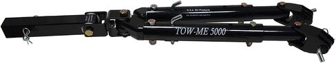 NSA RV - قضيب سحب خفيف الوزن Tow Me 5000 (5000 رطل) - فولاذ/ألومنيوم، أرجل يدوية، مفاصل الثور الأزرق، صنع في الولايات المتحدة الأمريكية in Saudi Arabia