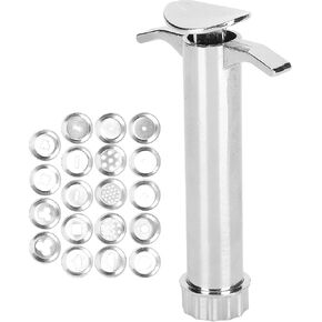 Fydun Aluminum Alloy Clay Squeezer Extruder with 19 Tip Crafts, Sculpting, and Cake Decoration - Mud Squeezer Tool in Kuwait