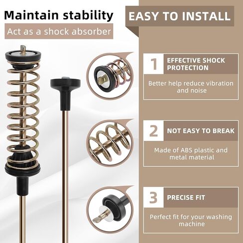 ترقية WA50R5200AW/US، WA50R5400AV/US WA45H7000AW/A2 WA422PRHDWR/AA قضبان تعليق الغسالة مناسبة لـ Sam-sung WA45H7200AW WA45N3050AW WA400PJHDWR، تحل محل DC97-16350U DC97-16350T من أجزاء AMI in Saudi Arabia