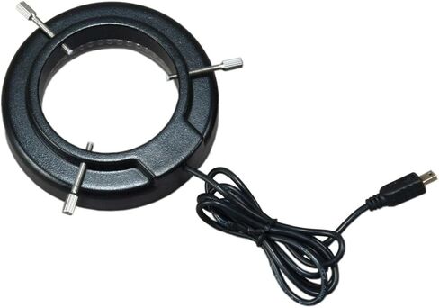 OMAX 96 LED Focused Bright Shadow Less Ring Light with Light Control Box for Stereo Microscopes in Kuwait