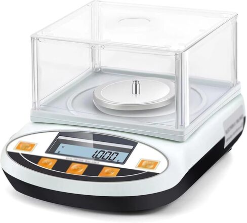 High-Precision Electronic Balance Scale, Precision Digital Scale, Maximum Weighing: 5kg/ Accuracy: 0.01g/ Repeatability (≤g)/ Maximum Allowable Error (≤g): ±0.03g, for Schools in Saudi Arabia