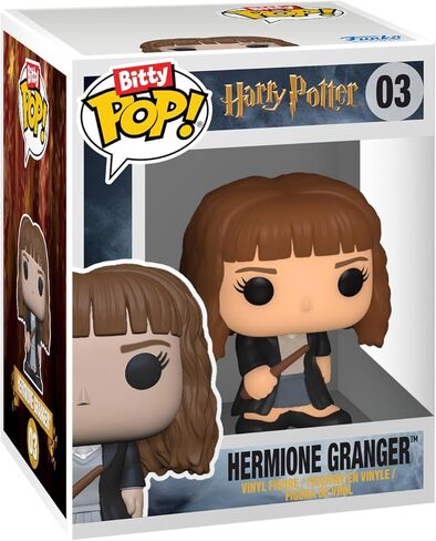 Funko Pop! Starter Set: Harry Potter Bitty Bundle Pack - 6 Pack - Harry Potter, Ron Weasley, Hermione Granger, Bitty Ride Hogwarts Express, and Bitty Town Garrick Ollivander's Wand Shop - Gift Idea in Saudi Arabia