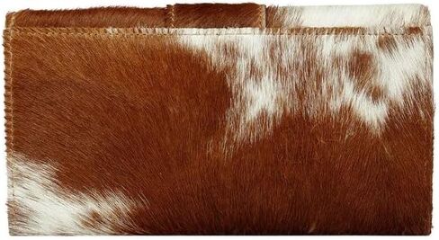 Myra Bag Cookie Crunch Leather And Cowhide Wallet Lightweight,Spacious Upcycled Cowhide & Leather S-2715 in Saudi Arabia