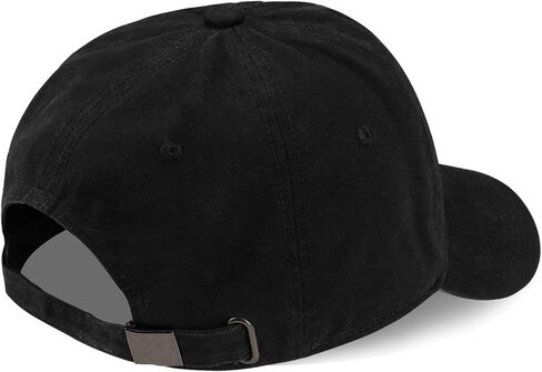 قبعة للأب القط للرجال، هدايا للأب القط بأحرف مطرزة، قبعة بيسبول قابلة للتعديل باللون الأسود in Kuwait