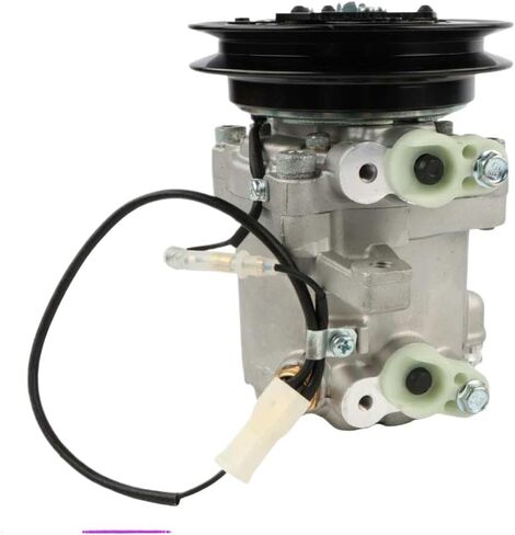 AC Compressor Compatible with M108S M5040 M7040 M8540 M9540 Tractors Fits SVO7E SV07E Models Replacement for 3C581-50060 3C581-97590 447260-5781 447260-5780 Parts(Black) in Saudi Arabia