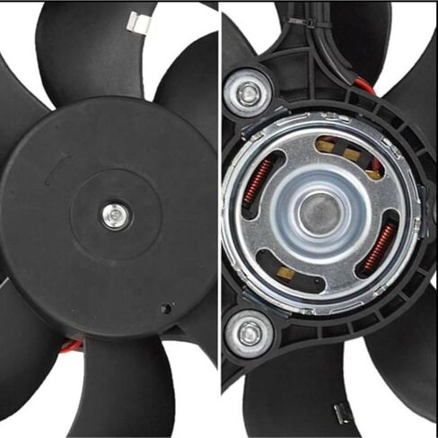 مروحة تبريد مشعاع 12 فولت 6R0959455D لأودي A4 1.8L 2003-2005 قطع غيار ما بعد البيع الجديدة in Kuwait