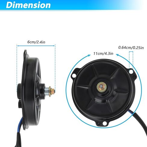 ACROPIX Radiator Cooling Fan Motor for Honda TRX420FE TRX420FM Rancher 420 4X4 07-21, for Honda SXS700M2 SXS700M2D Pioneer 700 14-20 Quiet Engine Radiator Fan Motor No.19030-HL3-A01 1 Pc in Saudi Arabia