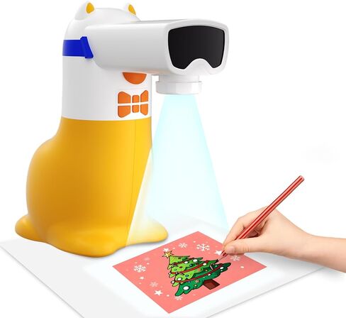 Yoturetoys AI جهاز عرض الرسم للأطفال، هدية عيد ميلاد إبداعية للبنين والبنات، فن تعلم الآلة التعليمية الذكية، ألعاب عيد الميلاد رسم هدايا للأطفال من سن 4 سنوات فما فوق (BrightBuddies) in Saudi Arabia