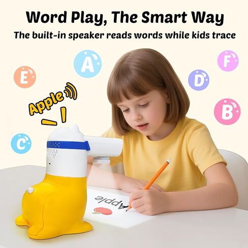Yoturetoys AI جهاز عرض الرسم للأطفال، هدية عيد ميلاد إبداعية للبنين والبنات، فن تعلم الآلة التعليمية الذكية، ألعاب عيد الميلاد رسم هدايا للأطفال من سن 4 سنوات فما فوق (BrightBuddies) in Saudi Arabia
