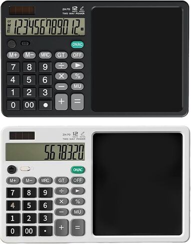 Solar Battery Calculator Writing Board Large Display Lightweight Quiet for Office School in Saudi Arabia