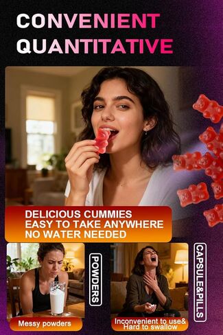 Creatine Monohydrate Gummies Complex for Men & Women Advanced Formula, L-Taurine + Vitamin B12 for Muscle Strength, Muscle Builder, Energy Boost, Pre-Workout Supplement-Strawberry (60 Gummies) in Kuwait