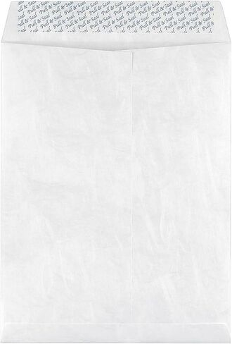 Staples Catalog Mailing Envelopes, Tyvek QuickStrip EasyClose Peel & Seal, 10 x 13 Inch, 100-Pack, White in Saudi Arabia