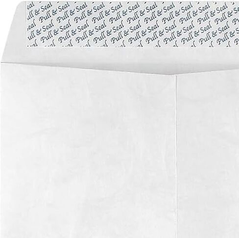 Staples Catalog Mailing Envelopes, Tyvek QuickStrip EasyClose Peel & Seal, 10 x 13 Inch, 100-Pack, White in Saudi Arabia