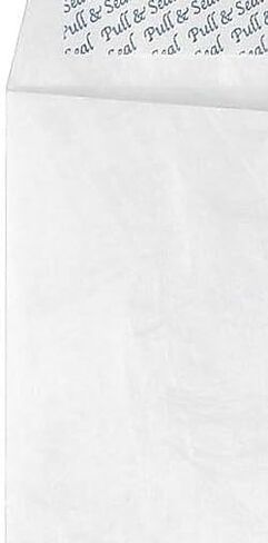 Staples Catalog Mailing Envelopes, Tyvek QuickStrip EasyClose Peel & Seal, 10 x 13 Inch, 100-Pack, White in Saudi Arabia