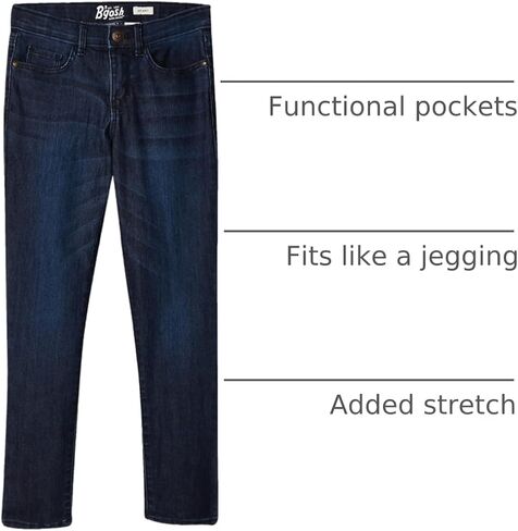 OshKosh B'Gosh girls Super Skinny Denim Jeans, Heritage Rinse, 3T US in Saudi Arabia