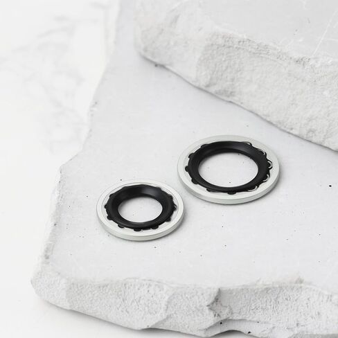 2Pcs Car A/C Compressor Gaskets 24436644 24436646 Compatible with Vauxhalls Astra H/G Corsa C/D Zafira Insignia in Saudi Arabia