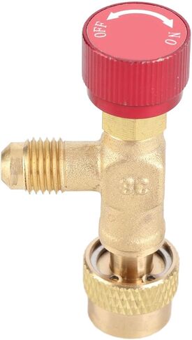 CHICIRIS Valve Control Brass Reliable and Durable for Refrigerant Charging Hose R410A for HVAC Technicians in Saudi Arabia
