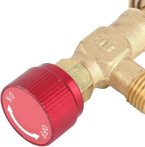 CHICIRIS Valve Control Brass Reliable and Durable for Refrigerant Charging Hose R410A for HVAC Technicians in Saudi Arabia