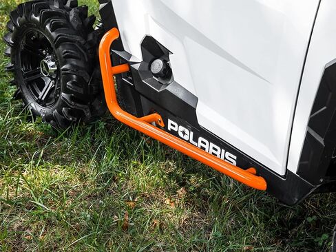 قضبان نيرف شديدة التحمل من SuperATV / كيكرز شجرة / مزلقات صخرية لعام 2016+ بولاريس جنرال 1000 | أحمر | مصنوعة من أنابيب شديدة التحمل بقطر 1.75 بوصة | لمسة نهائية من مسحوق مقاوم للأشعة فوق البنفسجية | سهلة التركيب in Kuwait