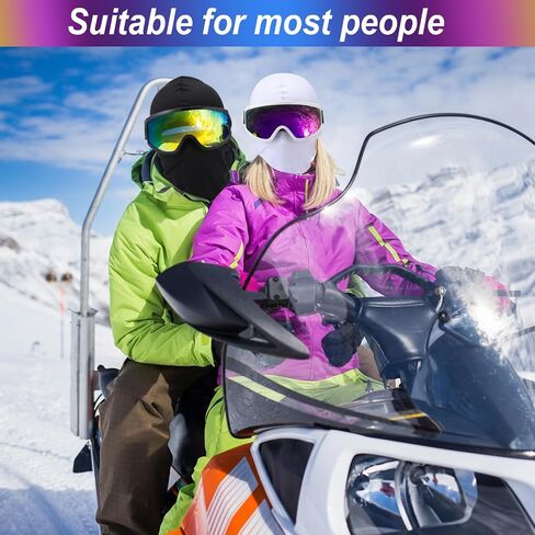 2 Pack Ski Goggles with 2 Pack Masks Motorcycle Ski Dirt Bike Atv Motocross Riding Goggles Full Face in Saudi Arabia