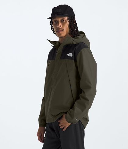 THE NORTH FACE Men's Antora Waterproof Jacket (Standard and Big Size), Optic Emerald Generative Camo Print, Large in Saudi Arabia