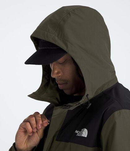 THE NORTH FACE Men's Antora Waterproof Jacket (Standard and Big Size), Optic Emerald Generative Camo Print, Large in Saudi Arabia